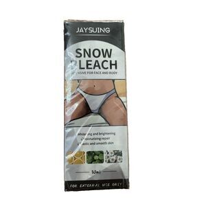 JAYSUING Snow Bleach Cream Whitening Dark Spot Remover Underarm Bikini Knee NEW
